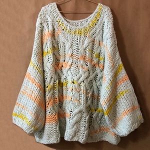 Anthropologie A+ | Jojo Cable-Knit Sweater